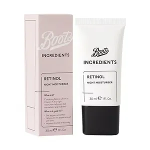 Boots Ingredients Retinol Night Moisturiser 30ml